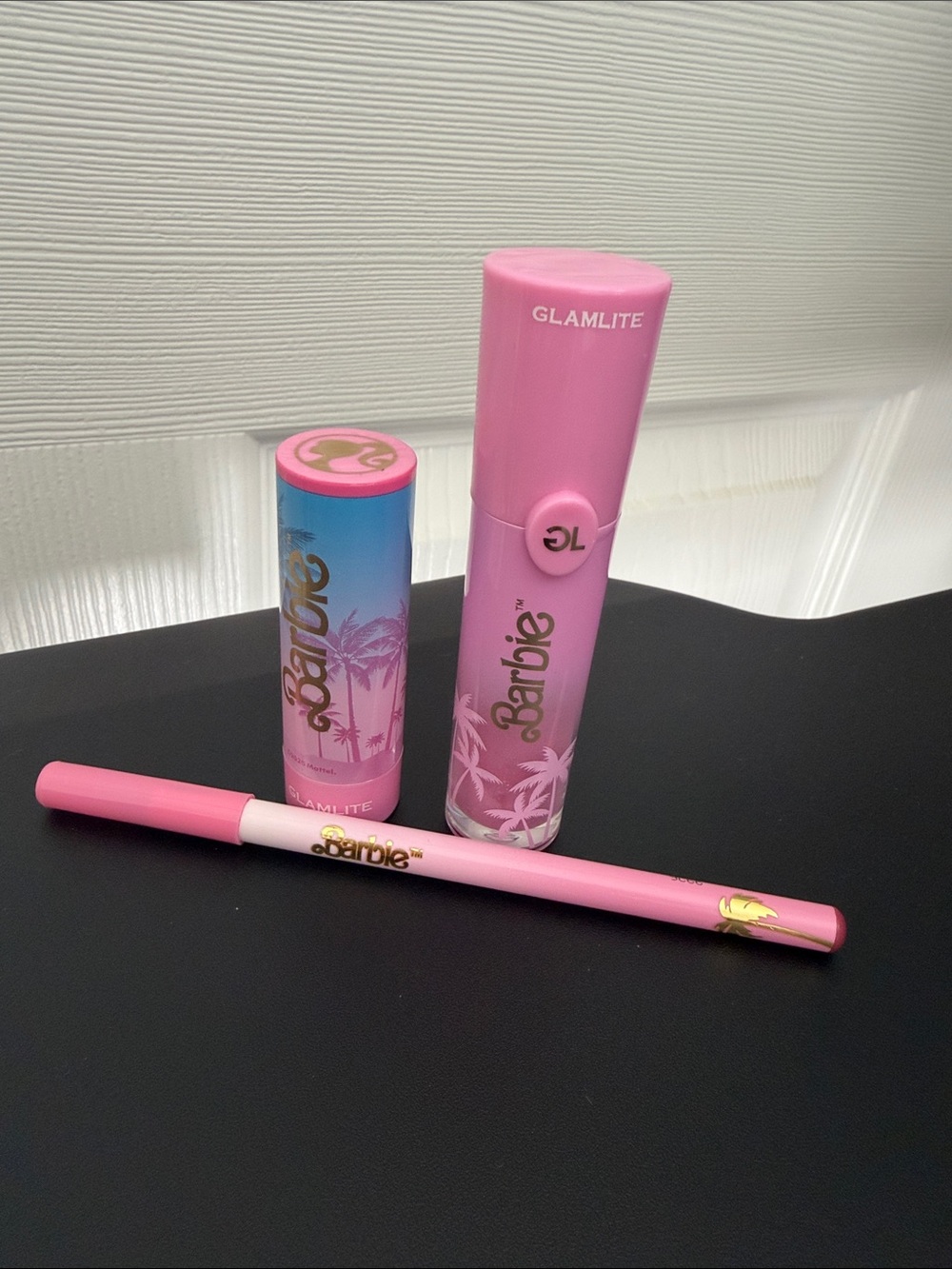 NWOB Glamlite Barbie Pink Lipstick & Lip Liner Set